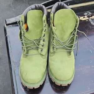 Green Timberline Boots